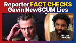 Gavin Newsom gets what he deserves after NBC Reporter FACT CHECKS his Lies