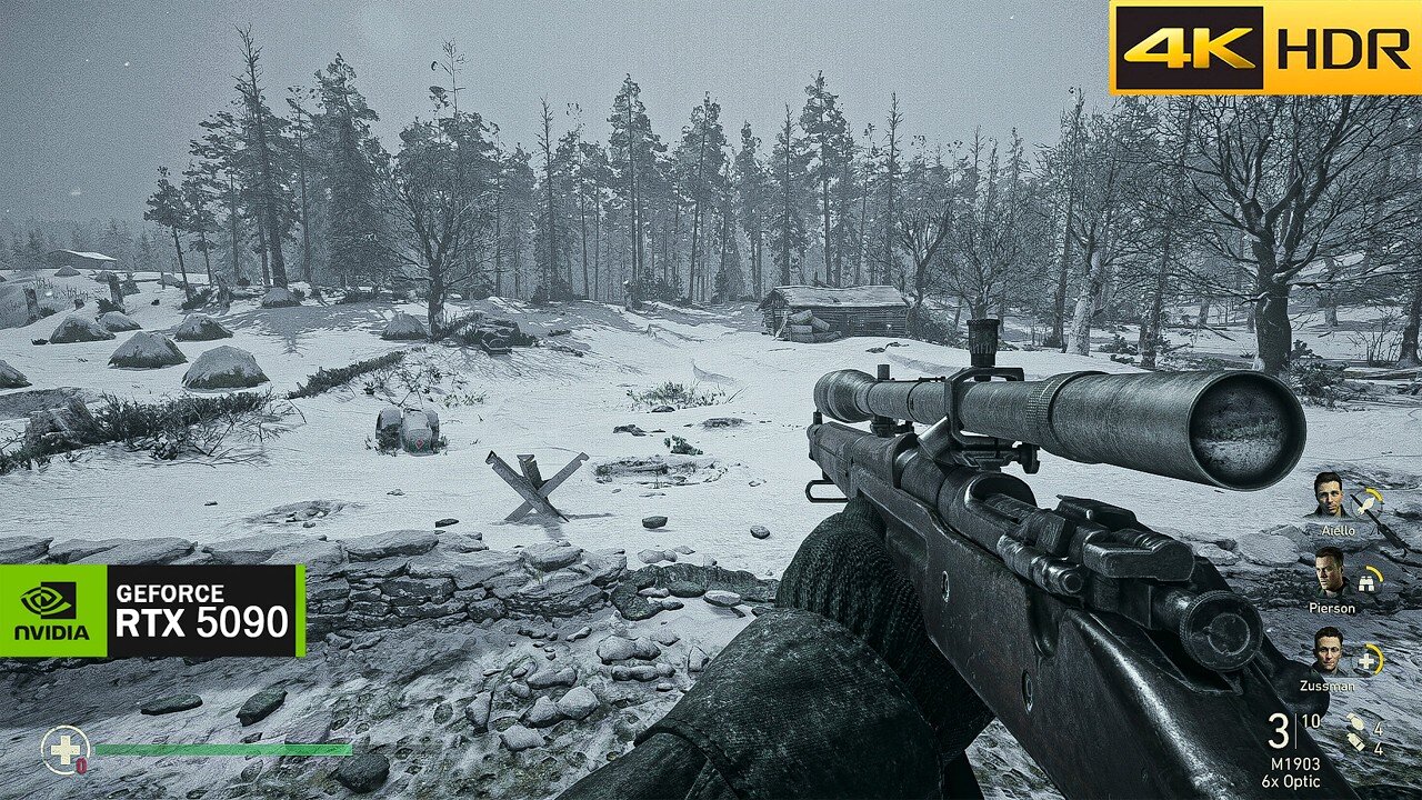 BATTLE OF THE BULGE WWII 1944 (RTX 5090) Realistic Ultra Graphics Gameplay [4K 60FPS HDR]