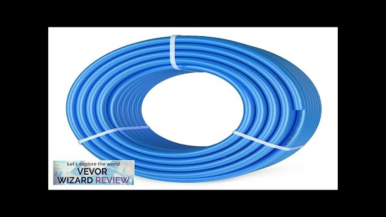 VEVOR PEX Pipe 3/4 Inch 100 Feet Length PEX-B Flexible Pipe Tubing Review