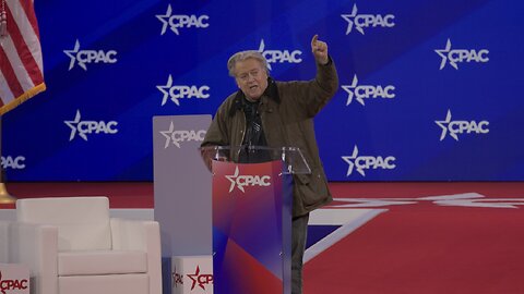 Steve Bannon Speaks at 2025 CPAC