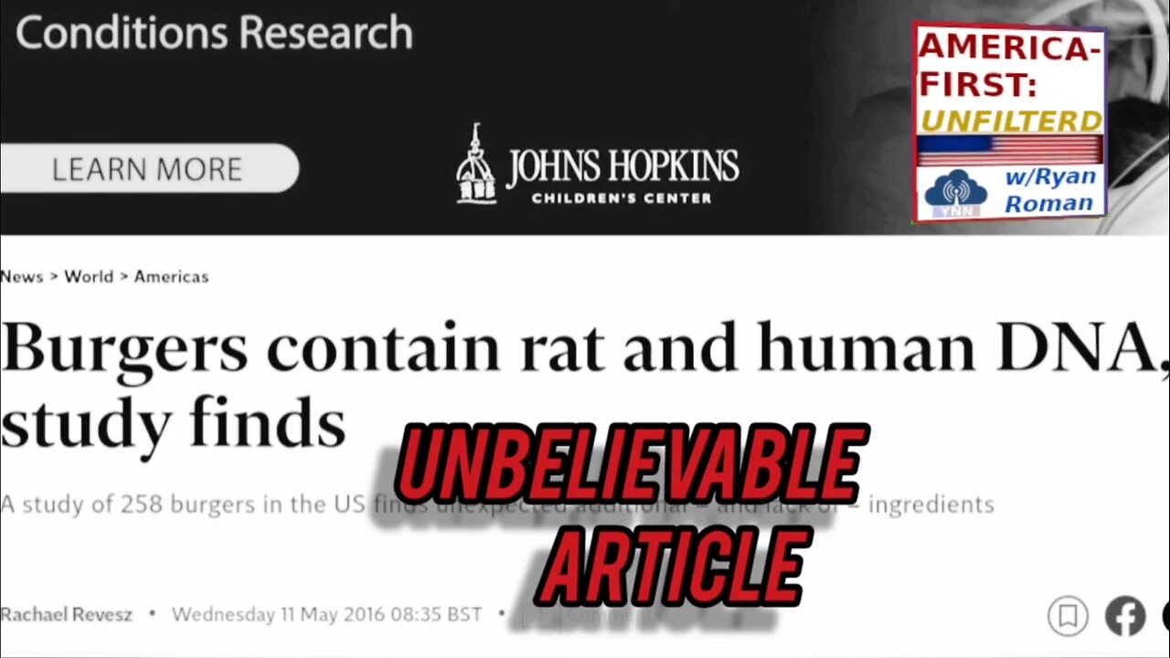 Leaked Article Exposed Human Tissue in Food Supply | AFU