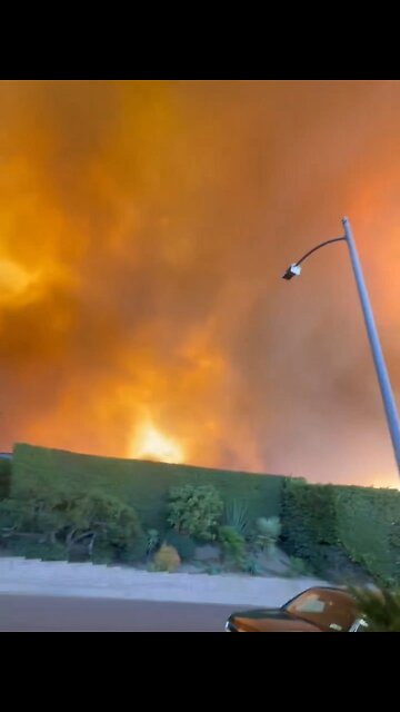 Horrific Wildfires In Pacific Palisades, California