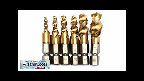 Drillpro 6pcs HSS 6542 M3-M10 Combination Drill Titanium Coated Tap Bit Set Review