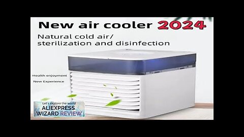 New upgraded spray mini air cooler household refrigeration desktop small air conditioning Review