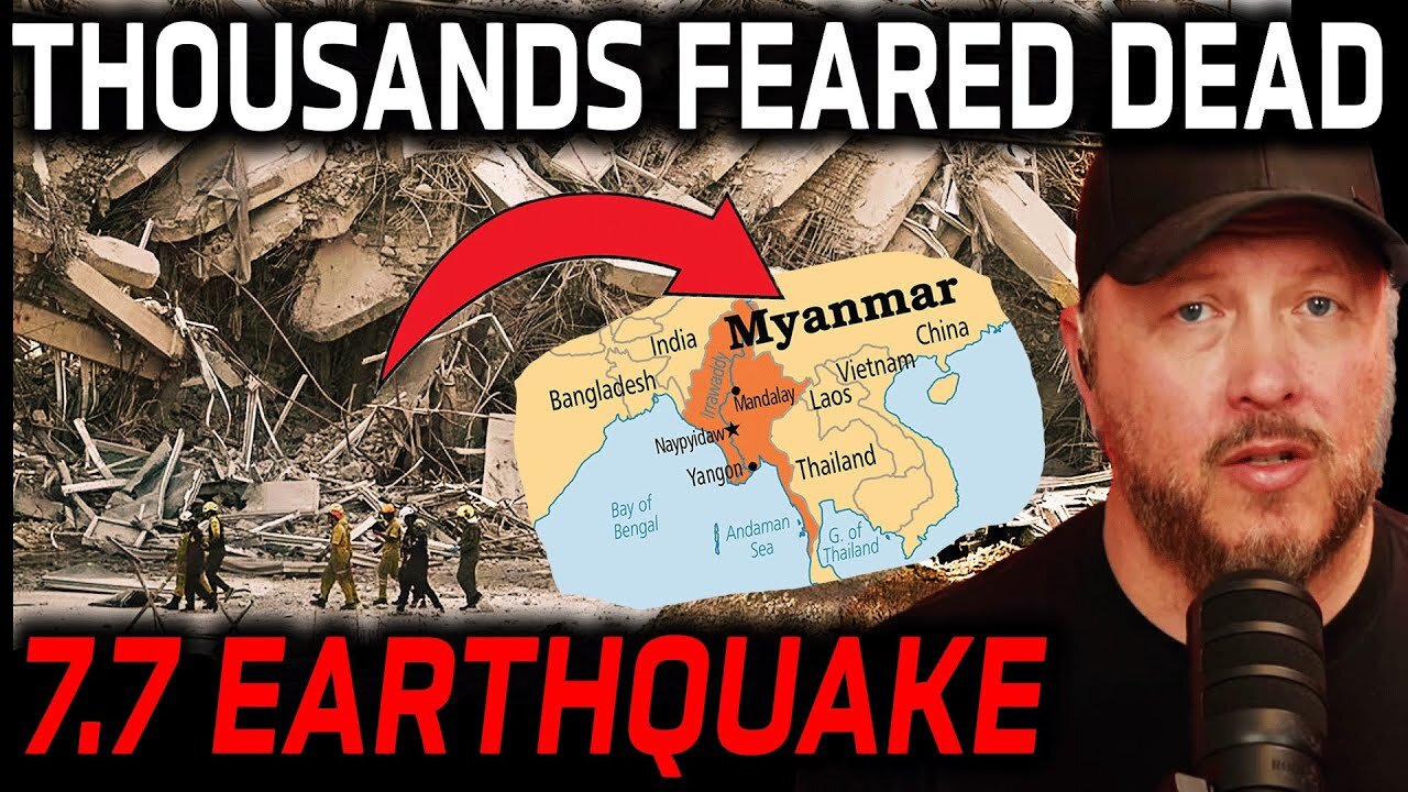 BREAKING: Myanmar & Thailand hit with MAJOR EARTHQUAKE
