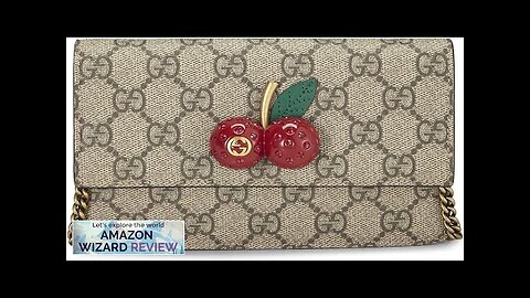 Gucci Pre-Loved Original GG Supreme Coated Canvas Cherry Crossbody Mini RedFrom Review