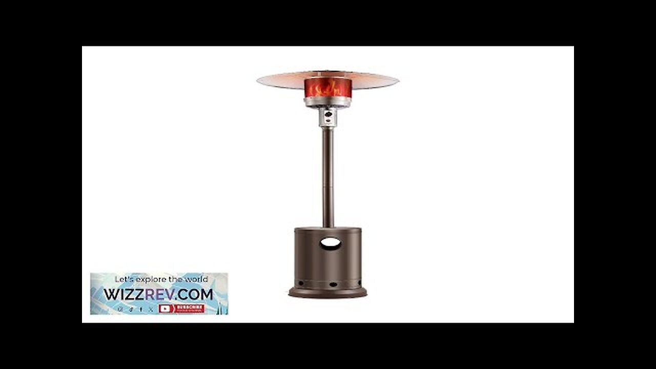 VEVOR Propane Patio Heater 50000BTU Tall Hammered w/Round Table Outdoor Bronze Review