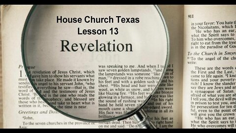 Journey Through Revelation Lesson 13 - The Fifth and Sixth Seals- Wed. February 12th, 2025