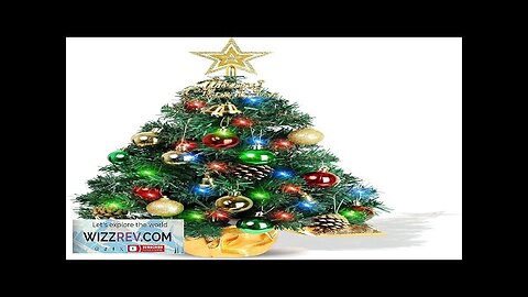 Tabletop Christmas Tree 22 Inch Mini Artificial Christmas Tree with 30 LED Review