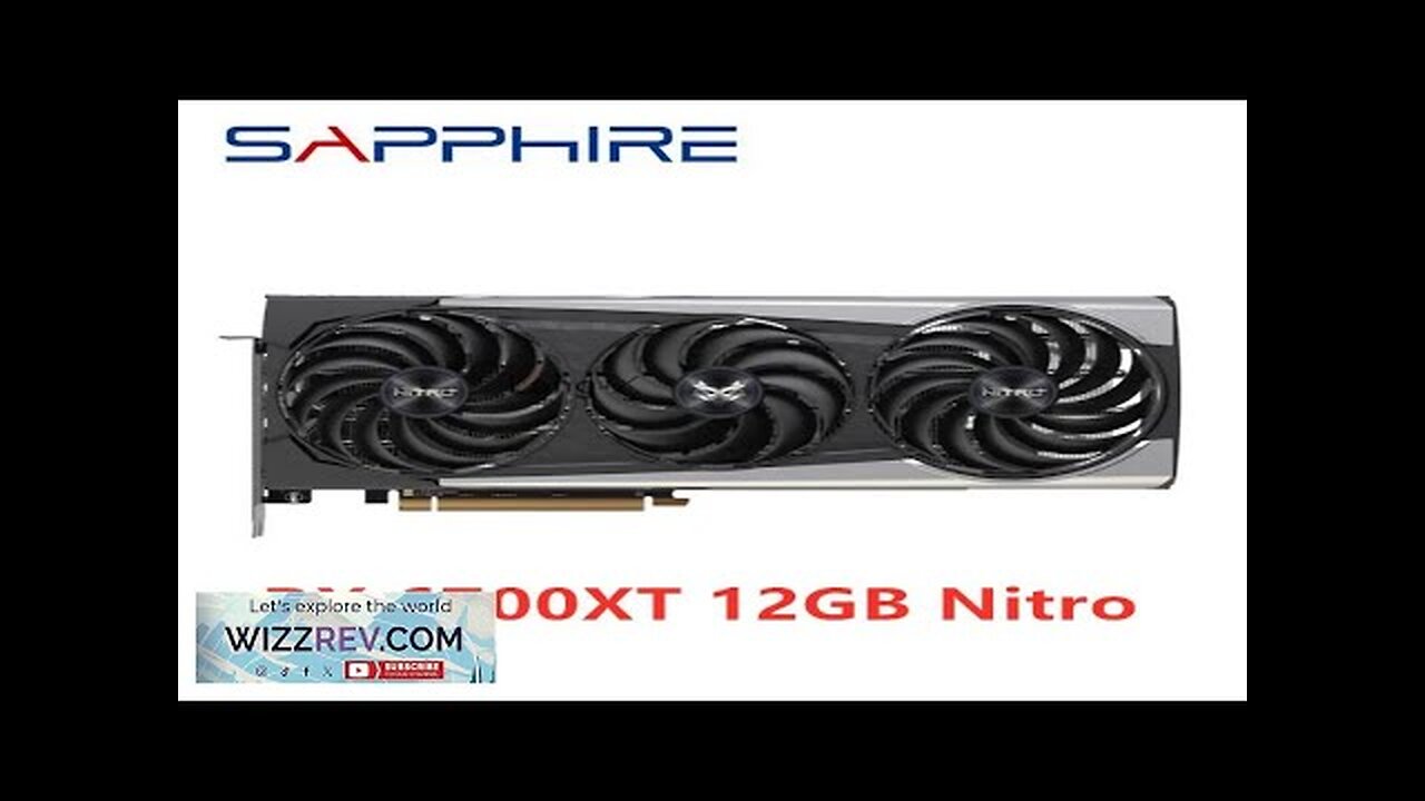 Sapphire RX 6700 XT 6700XT RX6700 Nitro 12GB GPU Video Card AMD Review