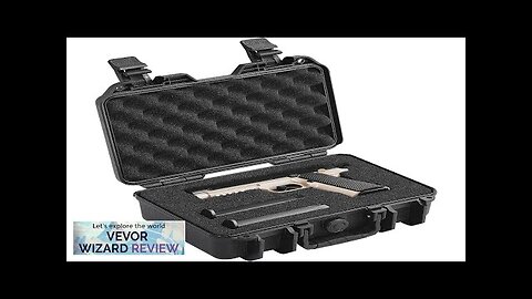 VEVOR Hard Pistol Cases with Pre-cut PU Foam Lockable Pistol Case Review