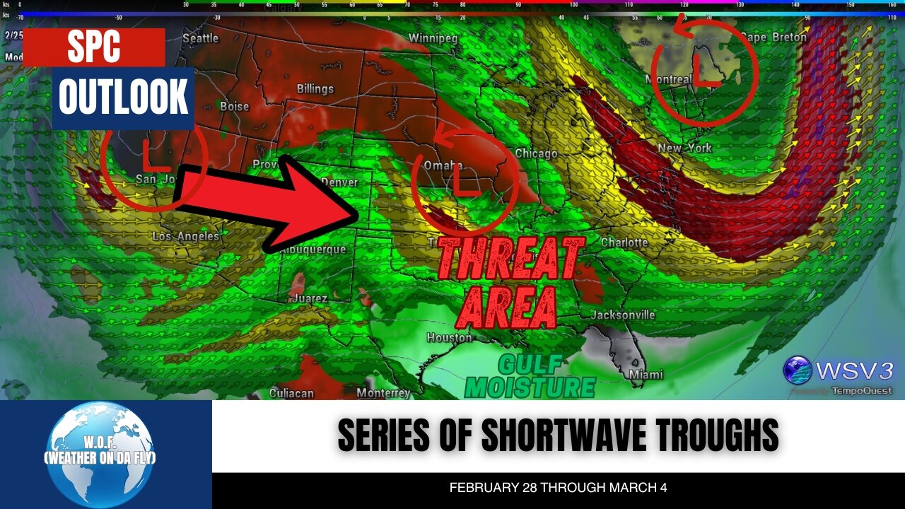 🚨 Feb 28-Mar 4: Severe Weather Risks Growing by Sunday!