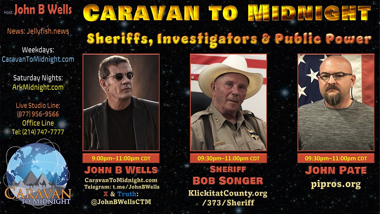 Sheriffs, Investigators & Public Power - John B Wells LIVE