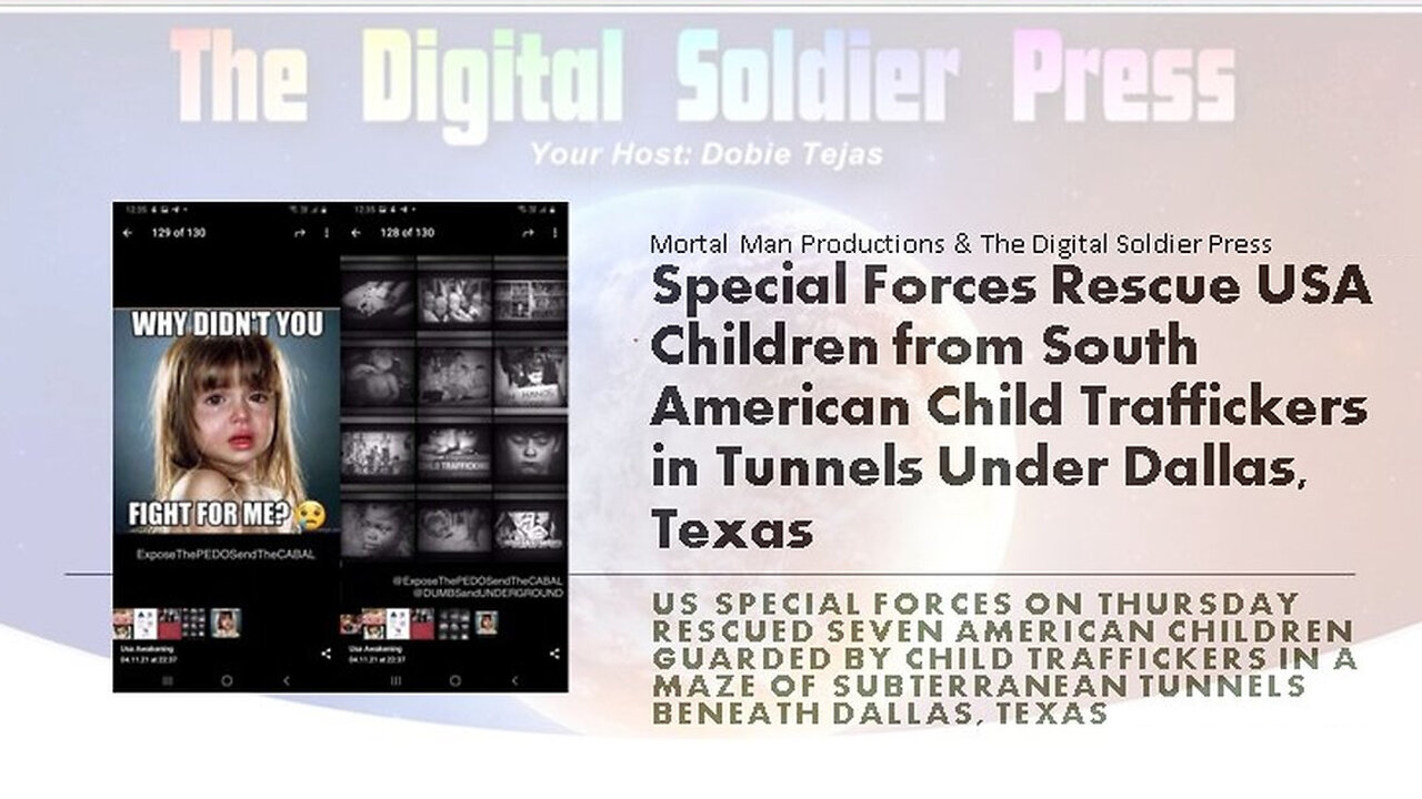 Special Forces Rescue Children from Traffickers Under Dallas Texas