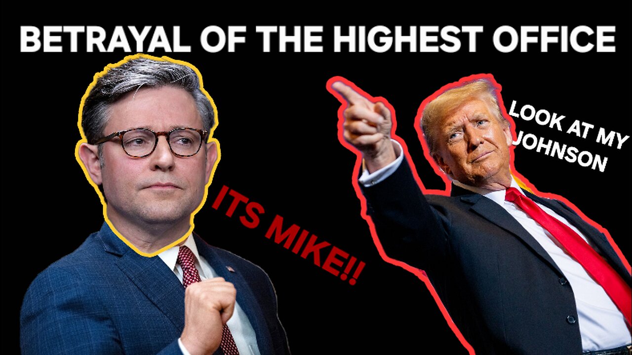 Trust DESTROYED, Mike Johnson Backed By Trump?