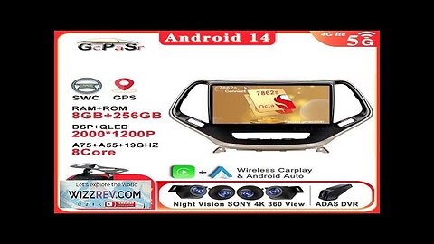 Car Android 14 For Jeep Cherokee 5 KL 2014 2018 Auto Review