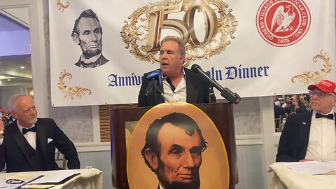 Founder of the America First Warehouse Joe the Box receives award at 150th Lincoln dinner