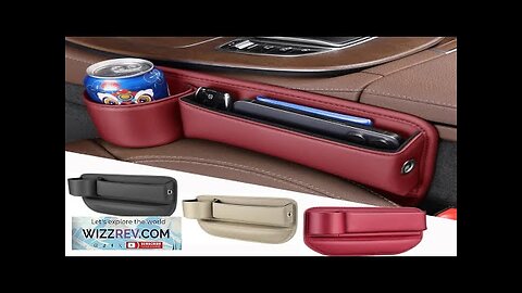 Car Seat Gap Filler Organizer with Cup Holder Storage Box Pocket Universal Review