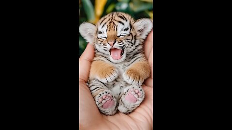 live wildlife sanctuary indians Tiny Tiger Cub Tries To Roar