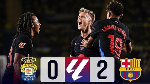 UD LAS PALMAS 0 vs 2 FC BARCELONA | LALIGA SEASON 2024/25 MD25