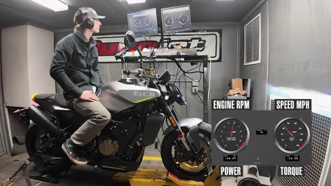 ❤️❤️2025 Husqvarna Vitpilen 801 Dyno Test❤️❤️