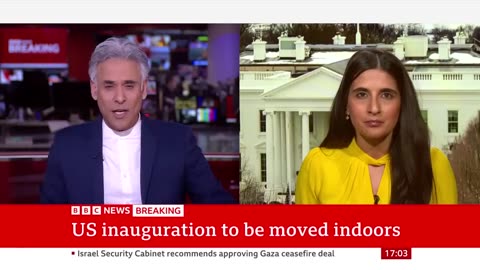 Donald Trump's inauguration moved indoors due to dangerous cold BBC News