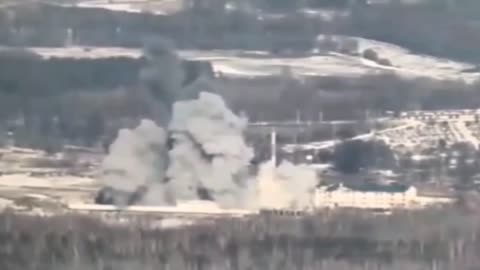 Ukrainian Airstrikes Destroy The FSB Border Directorate Building Near Bryansk