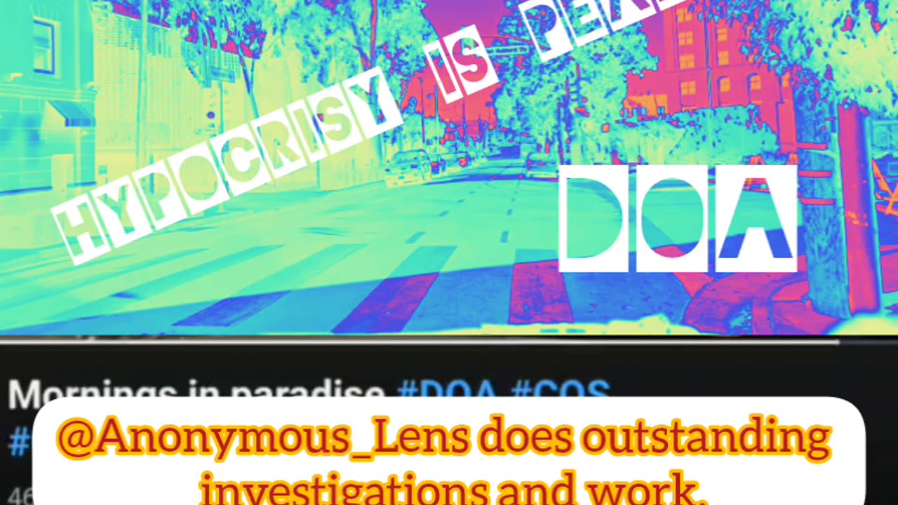 DOA's Hypocrisy and @Anonymous Lens