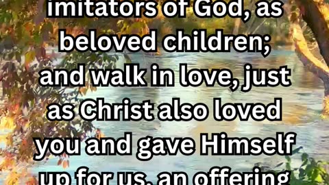 Daily Inspirations from God Ephesians 5:1-2 | Devotion