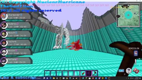 Minecraft Mob battle Gog-Agog vs abraxas