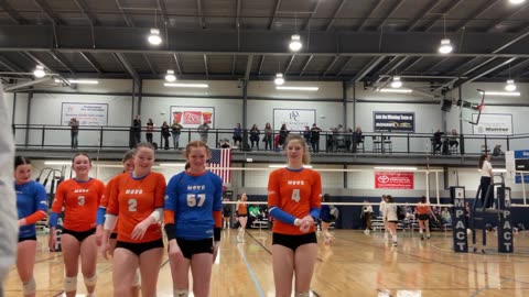 U15 girls volleyball match april 2023