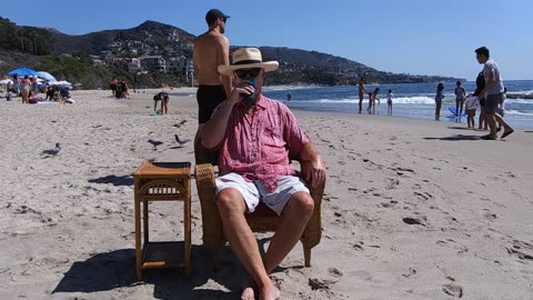 The Beach Captain in Time-Lapse. Treasure Island Beach, California. TL 012