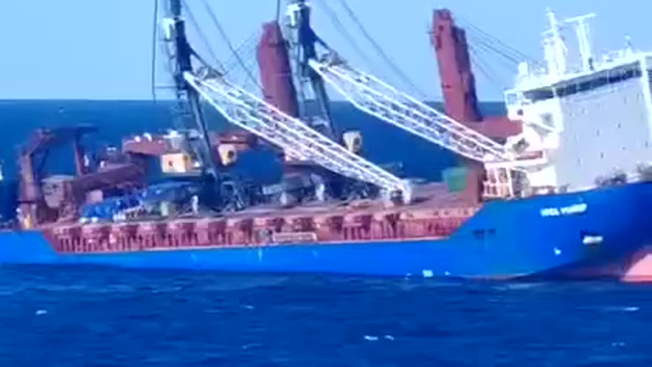 Russian Cargo Ship Sinks Off Coast of Spain(5th in 2 weeks)