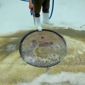 Sewer Overflow: Rescue The Beautiful Bear From The Mud - ASMR Carpet Cleaning #shorts