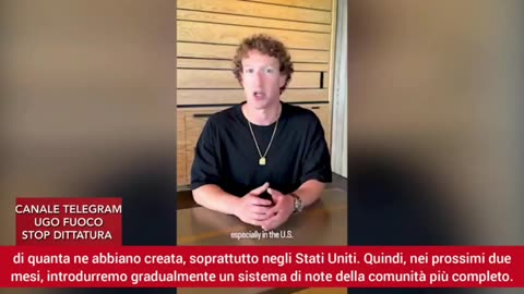 🔴💣INCREDIBILE ANNUNCIO DI ZUCKERBERG "CI LIBEREREMO DEI FACT CHECKER