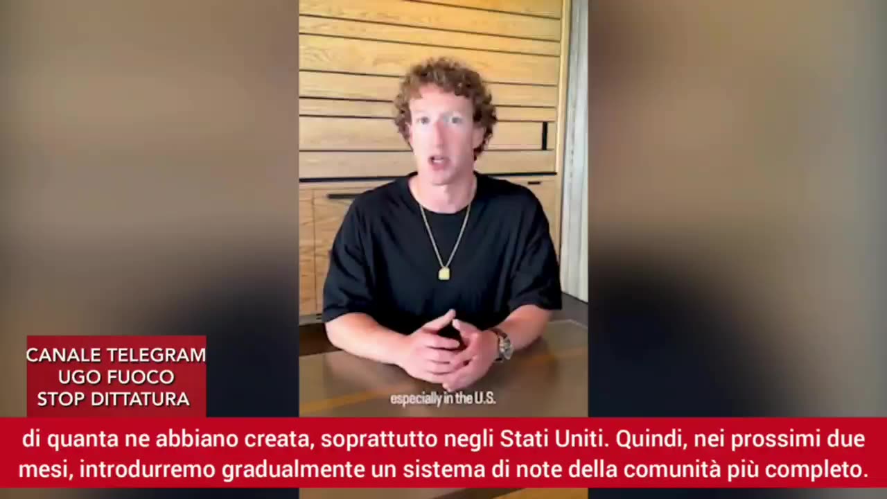 🔴💣INCREDIBILE ANNUNCIO DI ZUCKERBERG "CI LIBEREREMO DEI FACT CHECKER