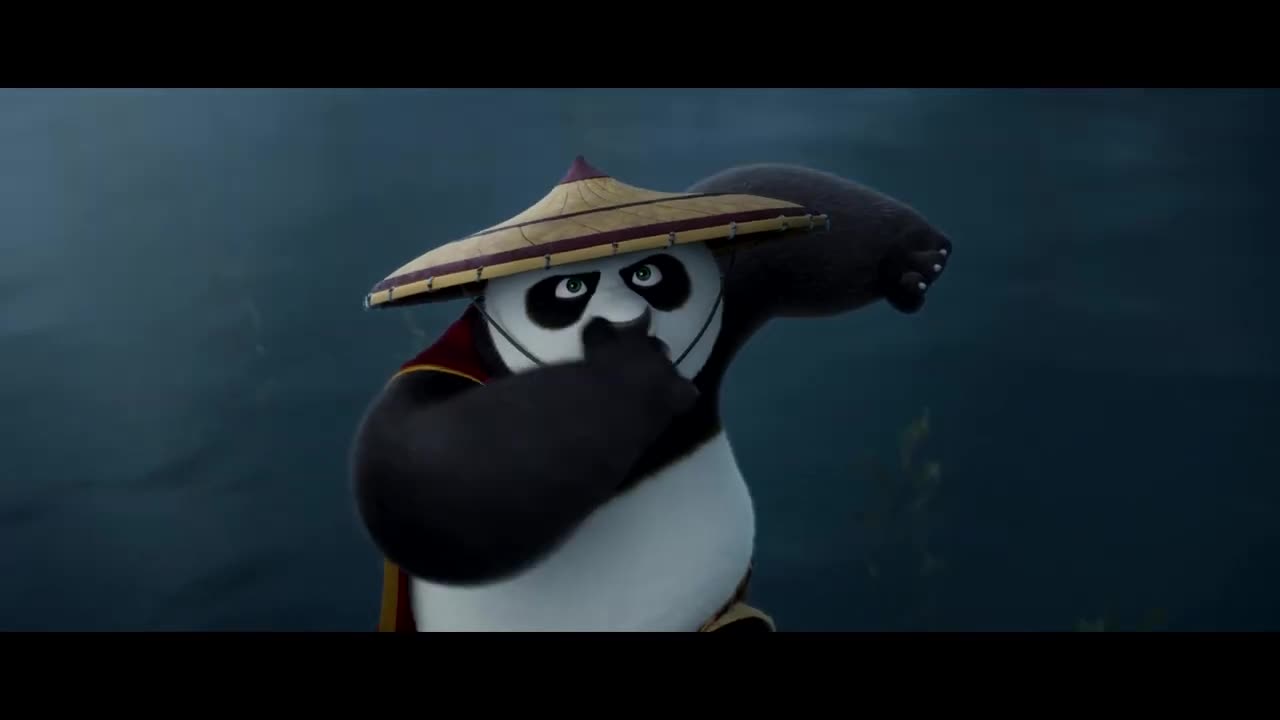 Po Vs Giant Manta Ray Fight Scene _ KUNG FU PANDA 4 (2024)