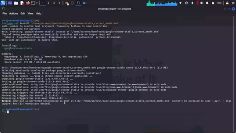 How to Install Google Chrome on Kali Linux