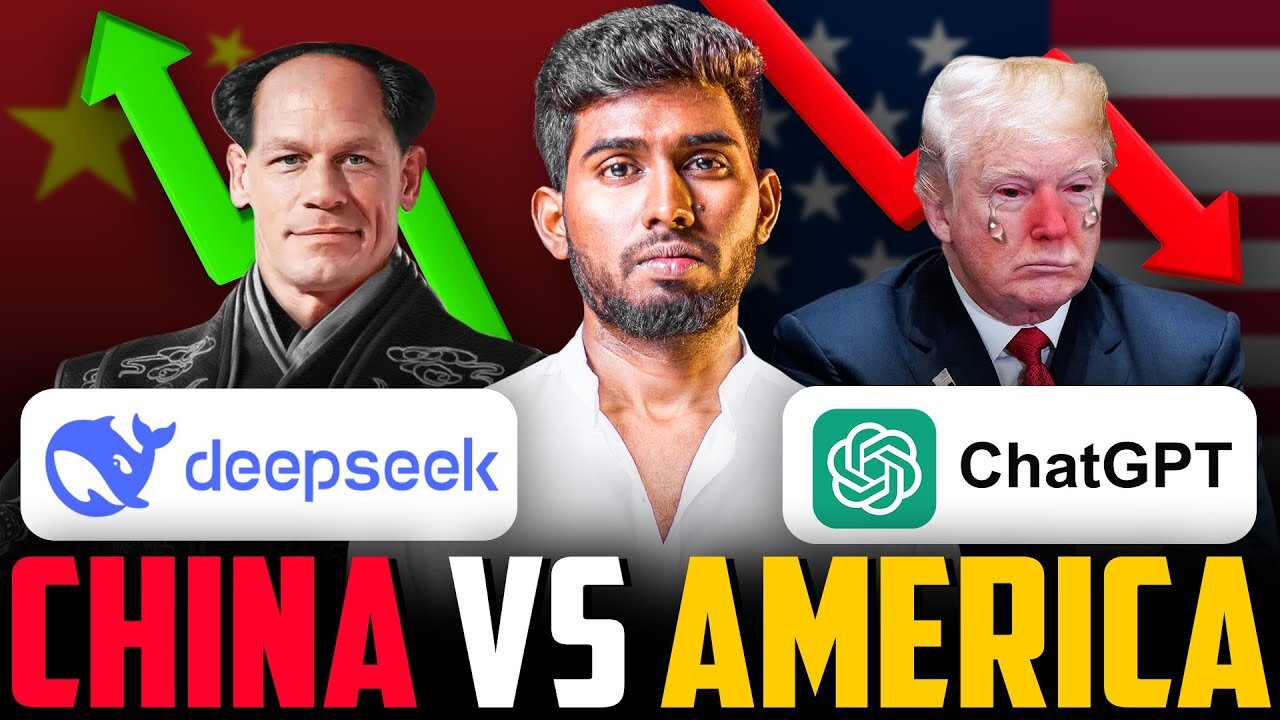 China’s New AI Model DeepSeek Just Won the Tech Race...American CEOs in Shock!