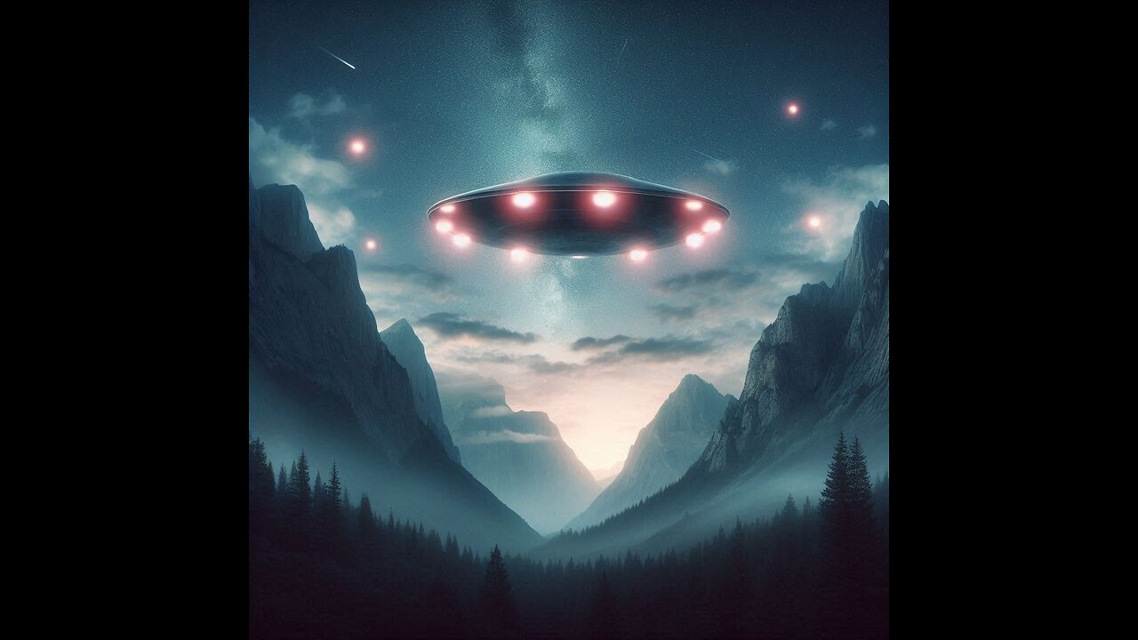 UFO releasing multiple orbs over London