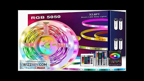 LED Strip Lights RGB 5050 1-40M Music Sync Color Change 5V Smart Review