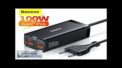 Baseus 100W GaN Charger USB Type C Charger Station PD 65W QC Review