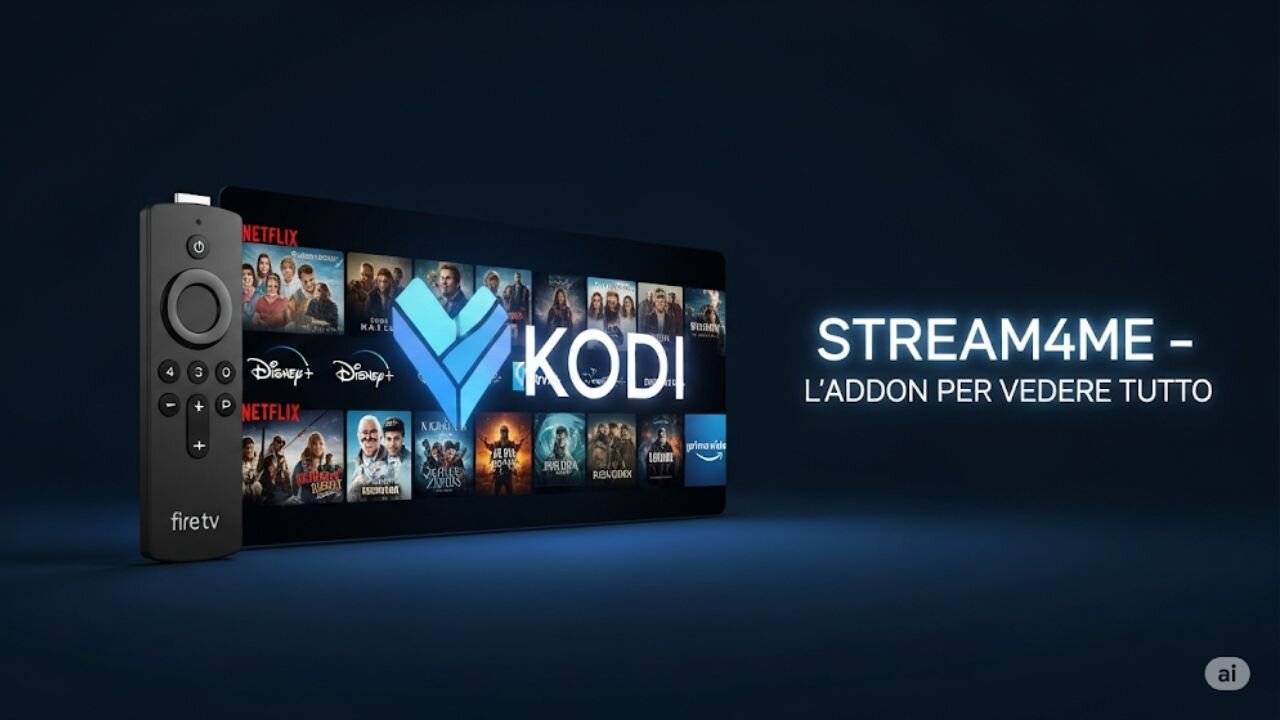 Stream4me: add-on KODI per vedere tutto su FIRE TV