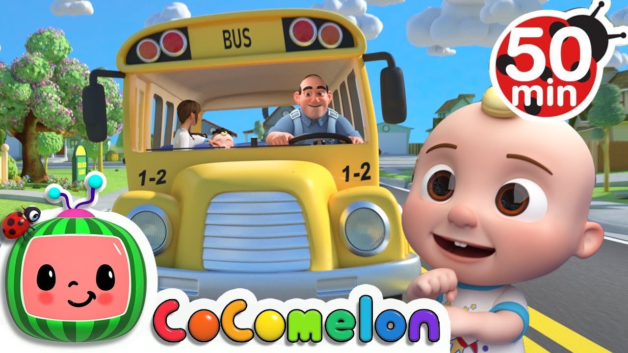 🚌 Kids Boarding the School Bus – A Fun and Cute Moment!