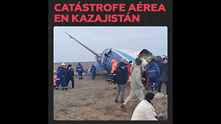 Se estrella un avión de pasajeros en Kazajistán