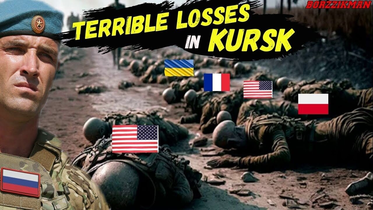 KURSK MASSACRE: Russian Marines Are Brutally Destroying NATO Soldiers and Elite Ukrainian Army Units