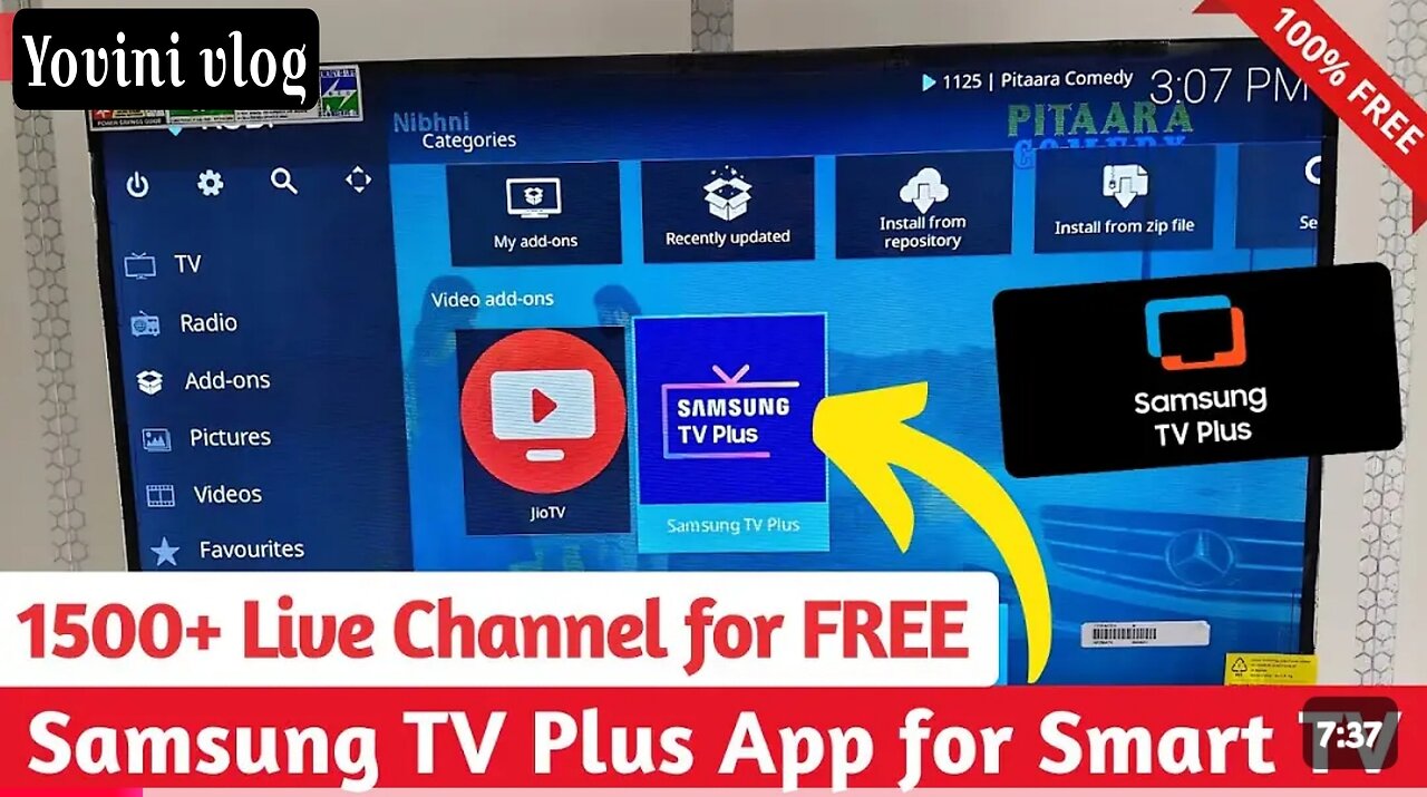 Install Samsung TV Plus on Android TV ️‍ 🔥 Samsung TV on Android Smart TV Kodi Latest tv Full Setup