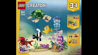 Unboxing & Building Lego 31158 Sea Animals-All 3 Versions