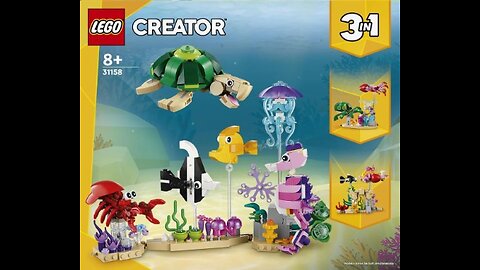 Unboxing & Building Lego 31158 Sea Animals-All 3 Versions