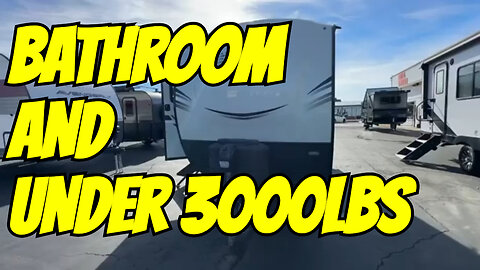 BEST Travel Trailer under 4000lbs with Huge Storage!